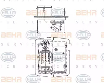 Отопление и вентиляция HELLA для RENAULT KANGOO (KC0/1_) 1.4 (KC0C, KC0H, KC0B, KC0M)