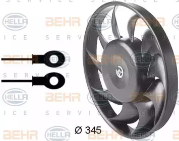 Система воздушного охлаждения HELLA для VW TRANSPORTER IV c бортовой платформой/ходовая часть (70XD) 2.4 D
