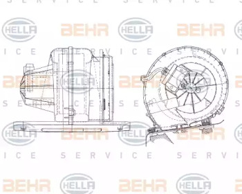 Отопление и вентиляция HELLA для NISSAN KUBISTAR (X76) 1.5 dCi