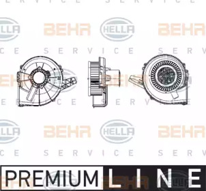 Отопление и вентиляция HELLA для VW POLO (6R, 6C) 1.2 TSI