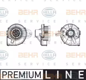Отопление и вентиляция HELLA для VW POLO (6R, 6C) 1.2 TSI