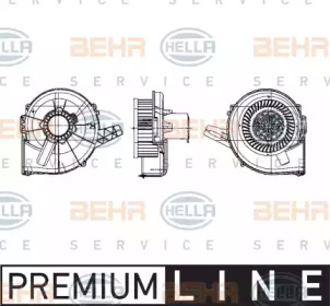 Отопление и вентиляция HELLA для VW POLO (6R, 6C) 1.2 TSI