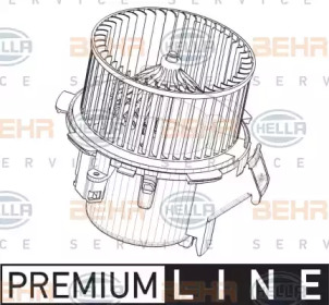 Двигатель вентилятор HELLA для NISSAN INTERSTAR Фургон (X70) dCi 140