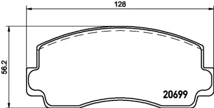 Запчасти для ТО HELLA для MITSUBISHI GALANT II (A16_) 2.0 GLS (A163)