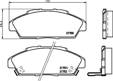 Запчасти для ТО HELLA для HONDA ACCORD IV (CB) 2.2 i 16V (CB7)