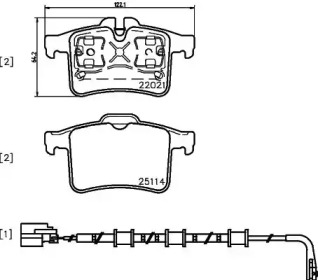 Запчасти для ТО HELLA для JAGUAR XK Кабриолет (X150) 5.0 XKR-S
