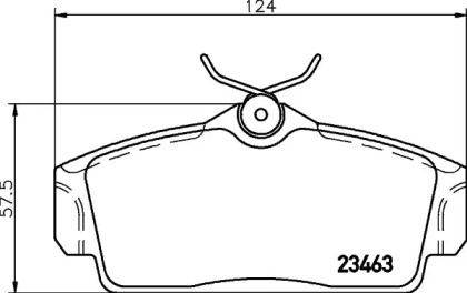 Дисковой тормозной механизм HELLA для NISSAN PRIMERA Traveller (WP11) 2.0 TD