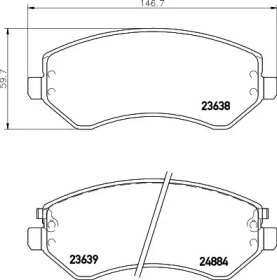 Запчасти для ТО HELLA для DODGE CARAVAN (RG_) 3.3 AWD