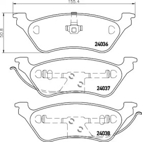 Запчасти для ТО HELLA для DODGE CARAVAN (RG_) 3.3 AWD