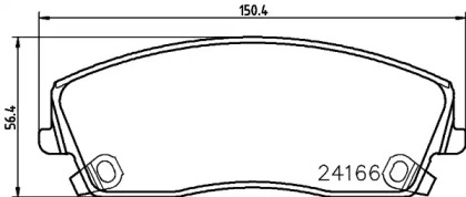 Тормозные колодки HELLA для DODGE CHALLENGER купе 5.7