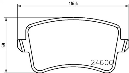 Дисковой тормозной механизм HELLA для AUDI A4 Avant (8K5, B8) 2.0 TDI quattro