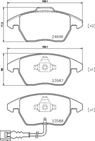 Запчасти для ТО HELLA для VW GOLF VI (5K1) 2.0 TDI