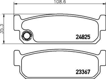 Дисковой тормозной механизм HELLA для NISSAN MAXIMA / MAXIMA QX IV Station Wagon (A32) 3.0 QX