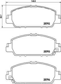 Дисковой тормозной механизм HELLA для HONDA HR-V (RU) 1.6 i-DTEC (RU8)