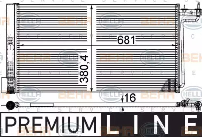 Конденсатор HELLA для FORD GRAND C-MAX (DXA/CB7, DXA/CEU) 1.6 Ti