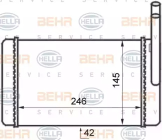 Отопление и вентиляция HELLA для FORD TRANSIT Фургон (E_ _) 2.5 DI (EAL, EAS)