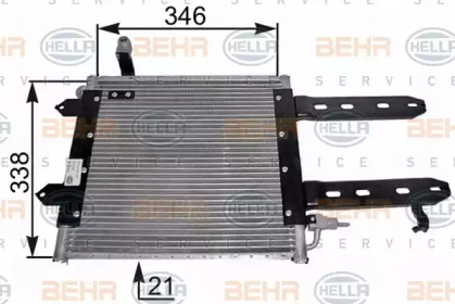 Конденсатор HELLA для VW POLO (6N1) 64 1.9 D