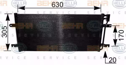 Кондиционер HELLA для VW TRANSPORTER IV c бортовой платформой/ходовая часть (70XD) 2.5 Syncro