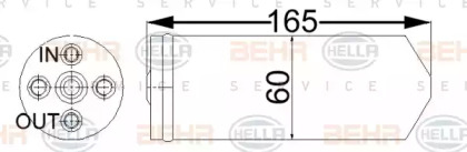 Кондиционер HELLA для NISSAN TERRANO II (R20) 2.4 i 12V 4WD
