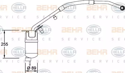 Кондиционер HELLA для FORD MONDEO III (B5Y) 2.0 16V