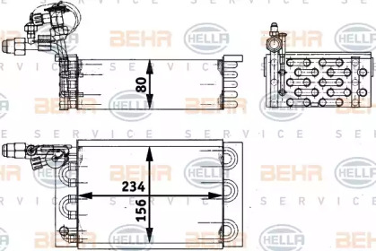 Кондиционер HELLA для PORSCHE 924 2.5 S