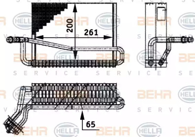 Кондиционер HELLA для PEUGEOT 306 Кабриолет (7D, N3, N5) 1.8 16V