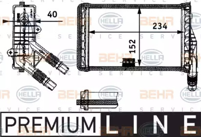 Отопление и вентиляция HELLA для NISSAN KUBISTAR (X76) 1.5 dCi