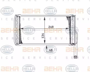 Отопление и вентиляция HELLA для FORD ESCORT IV Turnier (AWF, AVF) 1.6 D