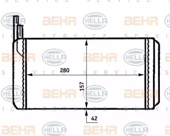 Отопление и вентиляция HELLA для ALFA ROMEO 164 (164_) 3.0 24V (164.K1)