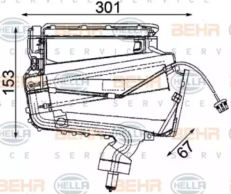 Кондиционер HELLA для NISSAN KUBISTAR (X76) 1.5 dCi