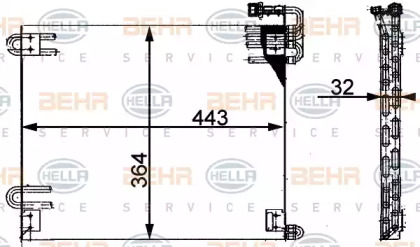 Кондиционер HELLA для NISSAN VANETTE Фургон (C22) 2.0 D