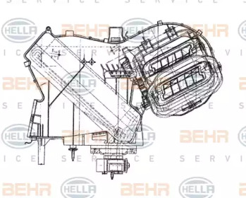 Кондиционер HELLA для PEUGEOT 306 Кабриолет (7D, N3, N5) 1.8 16V