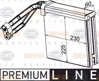 Кондиционер HELLA для FORD FOCUS II Кабриолет 2.0 TDCi