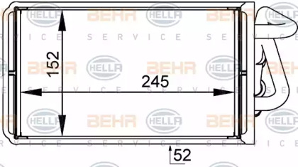 Отопление и вентиляция HELLA для FORD TRANSIT автобус (E_ _) 2.5 DI (EBL, EDL, EDS, ESL, ESS)