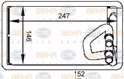 Отопление и вентиляция HELLA для NISSAN MURANO I (Z50) 3.5 4x4