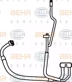 Кондиционер HELLA для FORD TOURNEO CONNECT 1.8 16V
