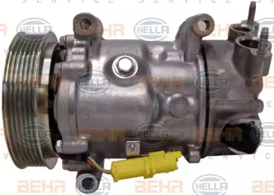 Кондиционер HELLA для PEUGEOT 207 CC (WD_) 1.6 16V Turbo