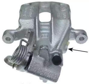 Суппорт диского колесного тормозного механизма HELLA для VW GOLF II (19E, 1G1) 1.8 GTI 16V