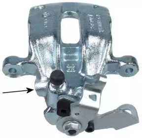 Суппорт диского колесного тормозного механизма HELLA для VW POLO (6N2) 1.4 16V