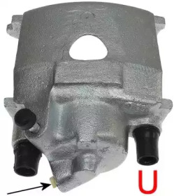 Суппорт диского колесного тормозного механизма HELLA для VW GOLF II (19E, 1G1) 1.8 GTI 16V