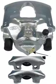 Суппорт диского колесного тормозного механизма / -держатель HELLA для FORD SIERRA Хэтчбек (GBC, GBG) 2.3 D