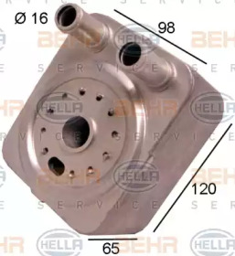 Масляный радиатор HELLA для VW GOLF VI (5K1) 2.0 TDI