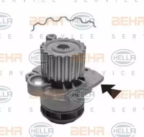 Водяной насос HELLA для VW MULTIVAN V (7HM, 7HN, 7HF, 7EF, 7EM, 7EN) 1.9 TDI