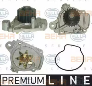 Водяной насос / прокладка HELLA для HONDA CIVIC VI Fastback (MA, MB) 1.5 i Vtec-E (MA9)