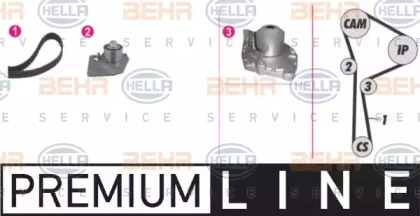 Водяной насос HELLA для NISSAN PRIMASTAR Фургон (X83) 1.9 dCi 100