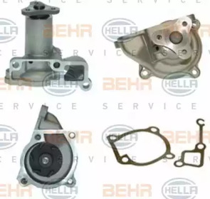 Водяной насос / прокладка HELLA для MAZDA 323 II (BD) 1.5