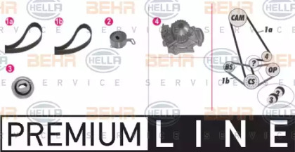 Ремень ГРМ / комплект HELLA для HONDA SHUTTLE (RA) 2.3 16V (RA3)