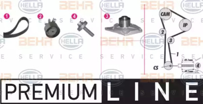 Водяной насос HELLA для RENAULT CLIO III (BR0/1, CR0/1) 1.5 dCi