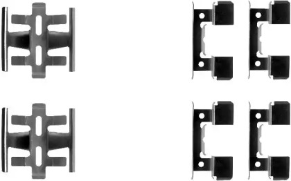 Дисковой тормозной механизм HELLA для HONDA CIVIC II Shuttle (EE) 1.6 i 16V 4WD (EE4)