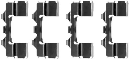 Дисковой тормозной механизм HELLA для NISSAN TERRANO I (WD21) 2.4 i 4WD